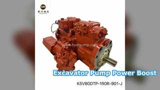 Nâng cấp máy bơm thủy lực máy xúc K5V80DTP