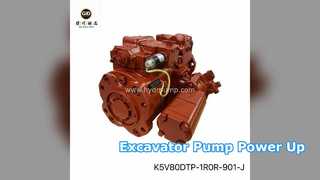 Máy bơm máy xúc K5V80DTP tăng sức mạnh 15 tấn