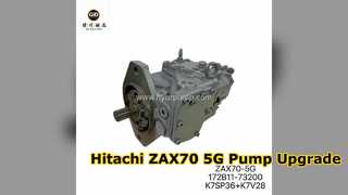Máy bơm Hitachi ZAX70-5G 172B11-73200 cấp nguồn