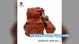 Nâng cấp máy bơm thủy lực máy xúc JCB330